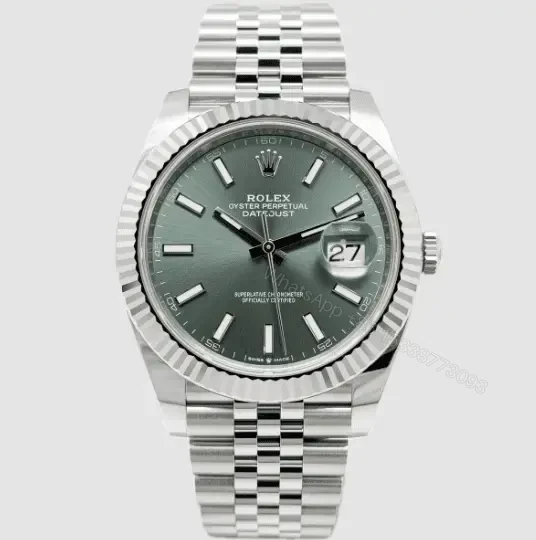 Mint Green Replica Rolex Datejust 2022 — view 1