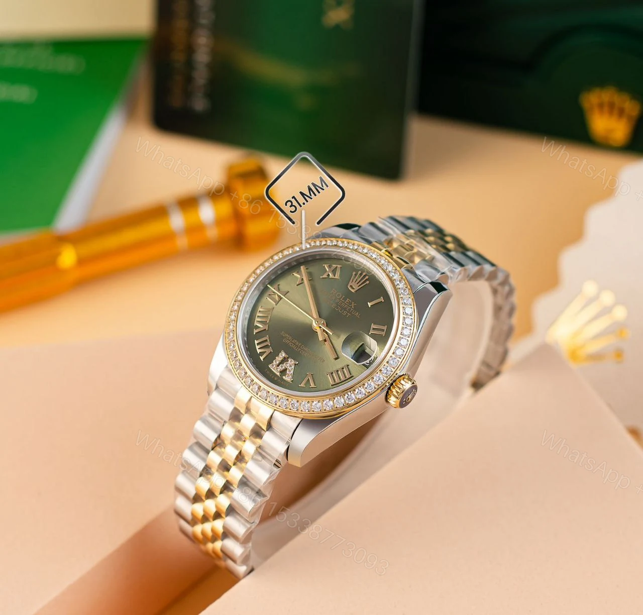 View 5 of Rolex Datejust 31 White Dial Jubilee Women’s Watch