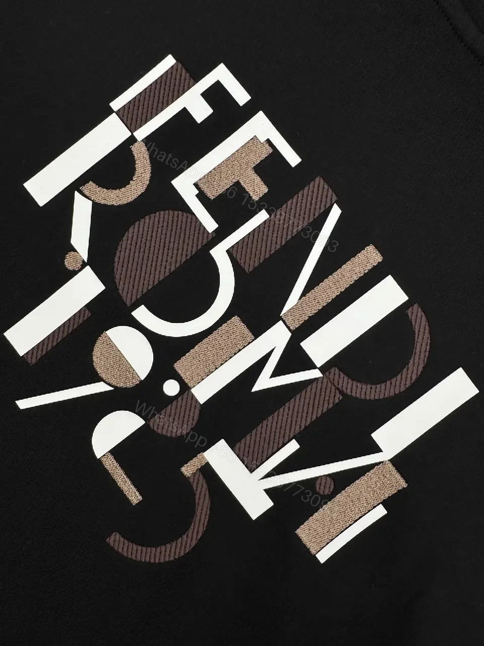 View 5 of Bold Graphic Hoodie: Multilayer Crest Luxury Comfort