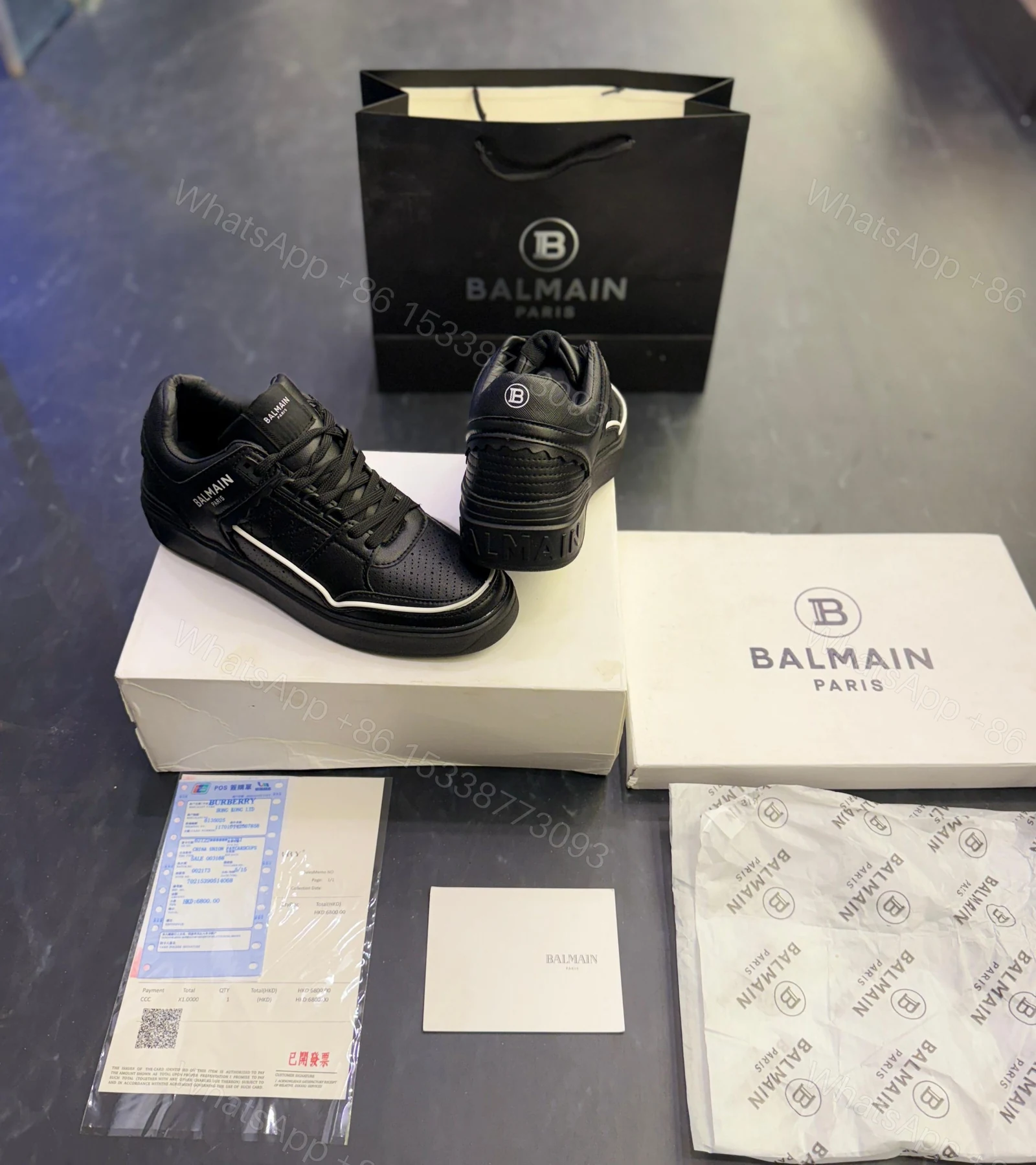 View 2 of FIRST COPY BALMAIN PARIS Original quality sneaker