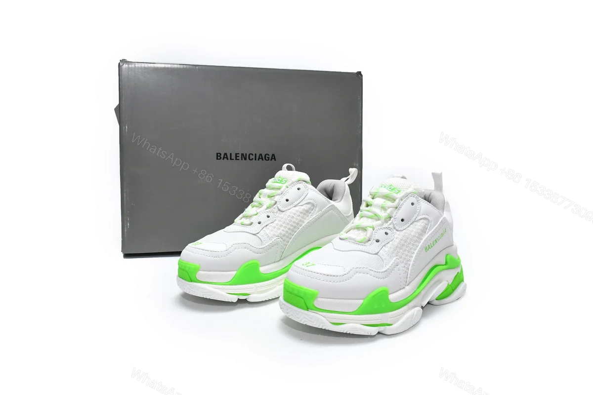 Balenciaga Triple S White Grey Green 524039 W2CA3 5390 — view 2
