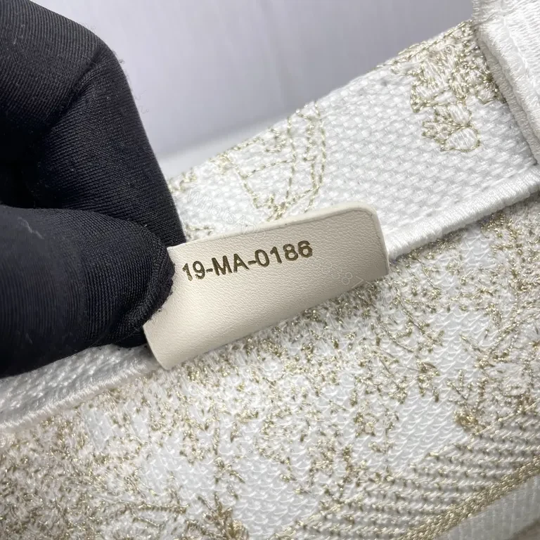 View 9 of Champagne Dior Jacquard Tote: Subtle Shine, All-Day Luxe