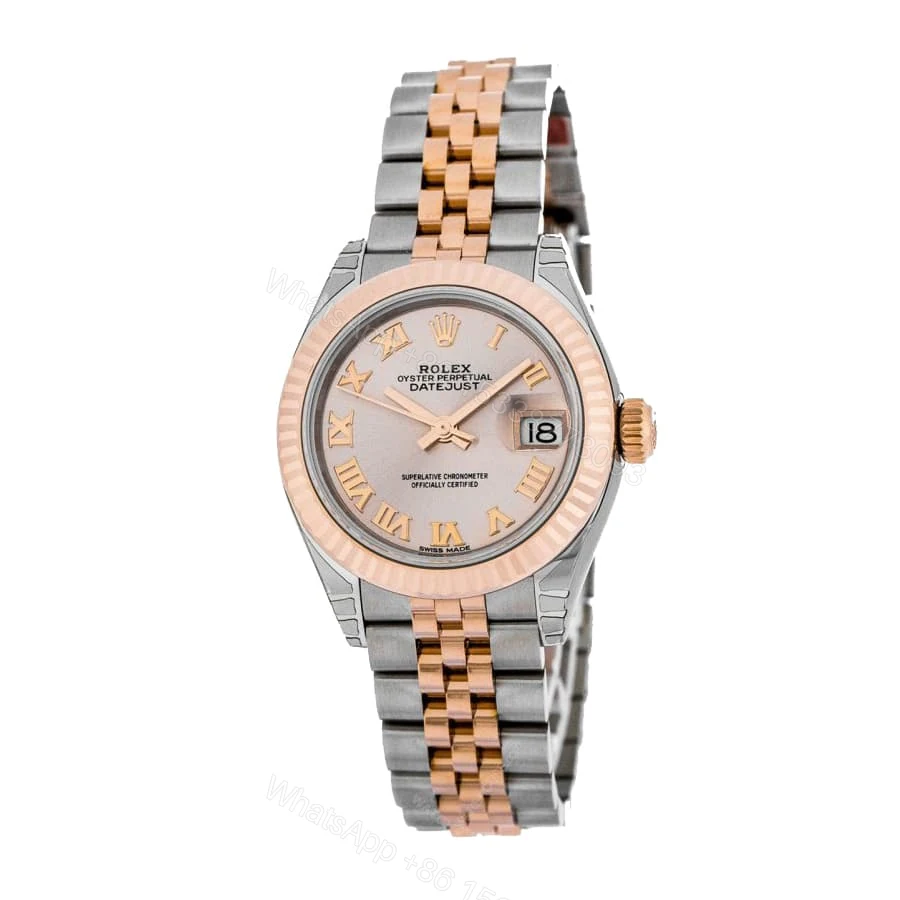 View 2 of Rolex Lady-Datejust 279171-0021 Super Clone : 28mm Everose Rolesor Pink Dial
