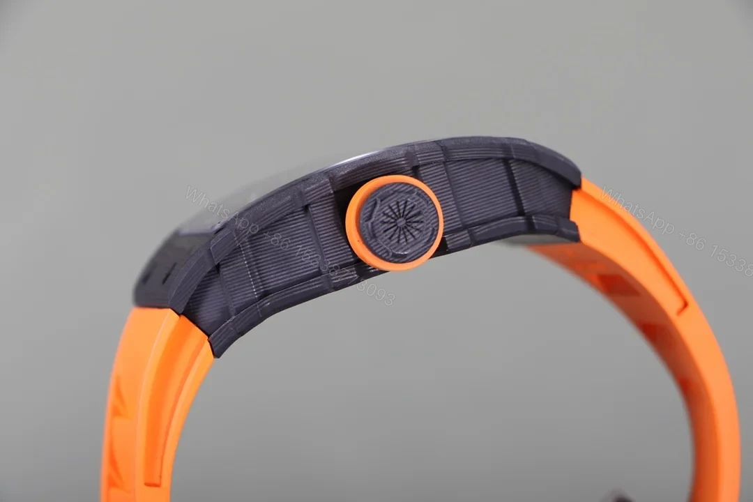 View 7 of Richard Mille RM35-01 NTPT Carbon Fiber RMUL3 Orange Strap Watch RM35-01-NTPT-ORANGE
