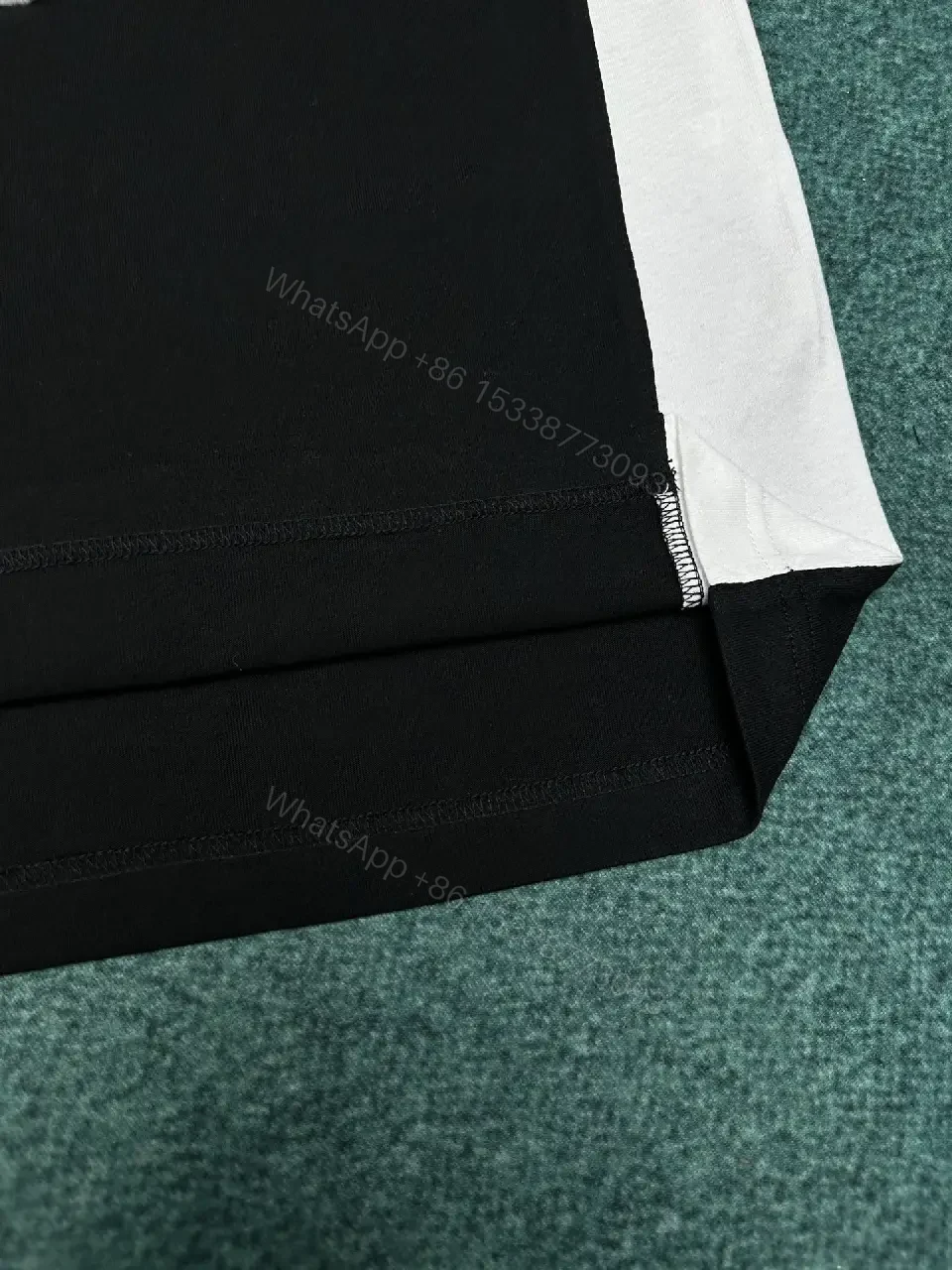 View 6 of Black Polyester Athletic Jersey Bold "BALENCIAGA" 10 T-Shirt