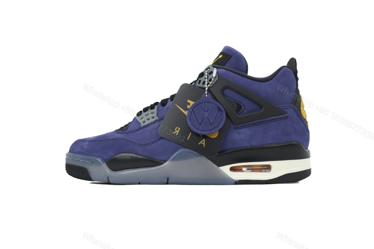 View 7 of Air Jordan 4 Retro Lakers Purple FV5029-500