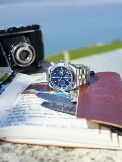 View 24 of Replica vacheron constantin Overseas chronograph 42.50 Stainless steel