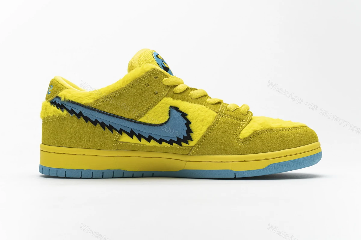 View 2 of Grateful Dead x Nike SB Dunk Low “ Yellow Bear” CJ5378-700
