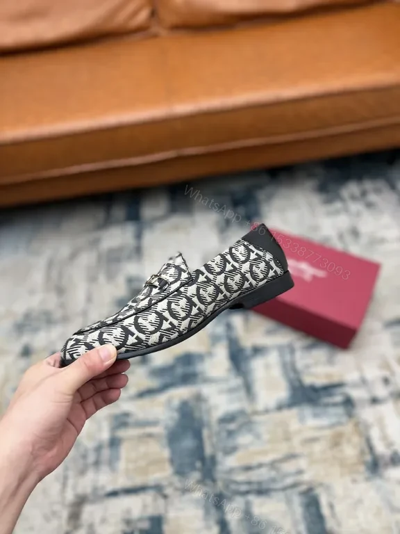 View 2 of Monogram Gancini Loafers â€“ Patterned Pattern, Polished Confidence