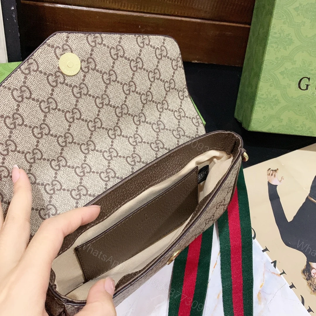 View 7 of GUCCI OPHIDIA MINI BAG BROWN 22CM