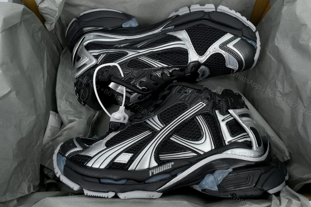 View 5 of Balenciaga Runner Sneaker Dark Gray 772767 W3RNY 0322