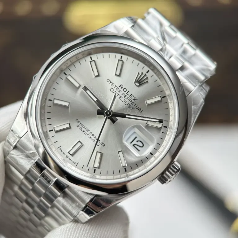 View 6 of Replica Rolex Datejust 36mm Silver Dial Jubilee