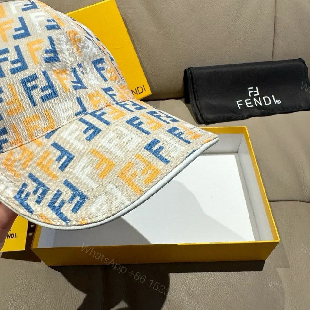 View 6 of Bold Monogram Cap: Designer-Inspired Pattern, Adjustable Back