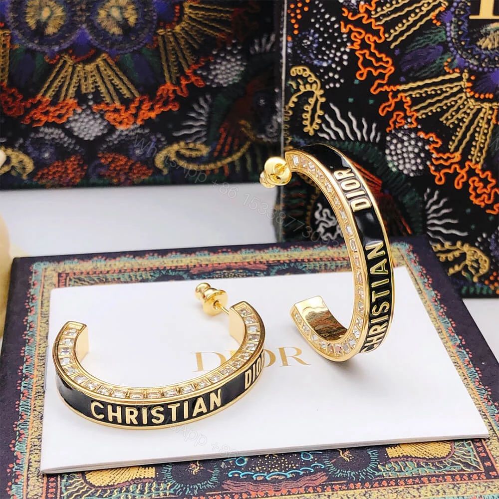 View 4 of DIOR Code Earrings