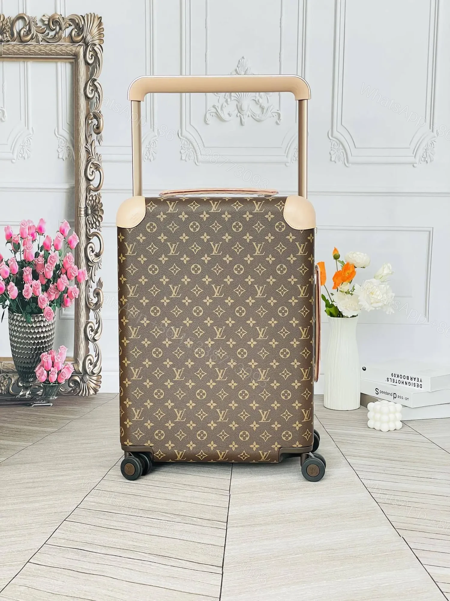 View 4 of Louis Vuitton Horizon 55 rolling suitcase in Monogram Canvas