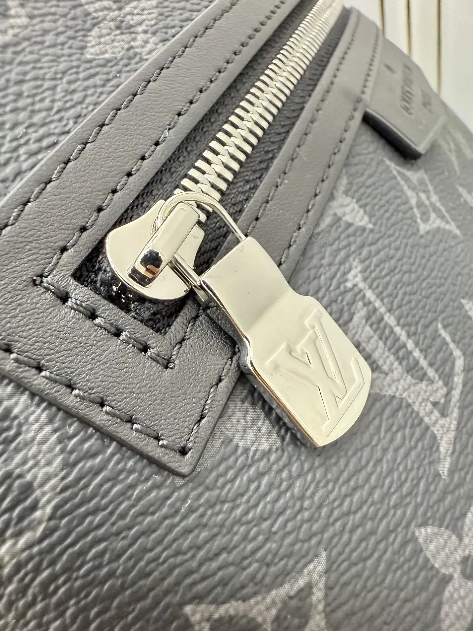 View 7 of Compact Monogram Backpack: Luxe Everyday Carry, Modern Silhouette