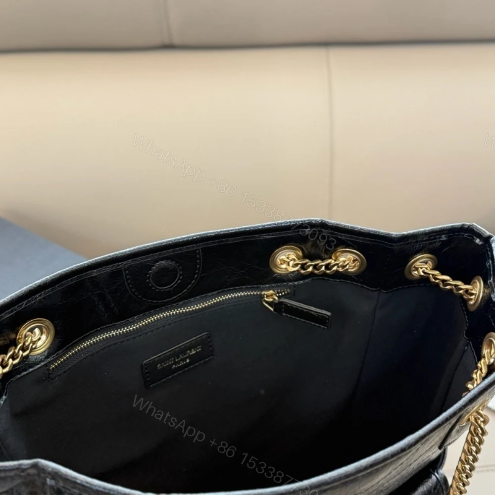 View 9 of Saint Laurent Niki Small Shopping In Vintage Black 30Cm