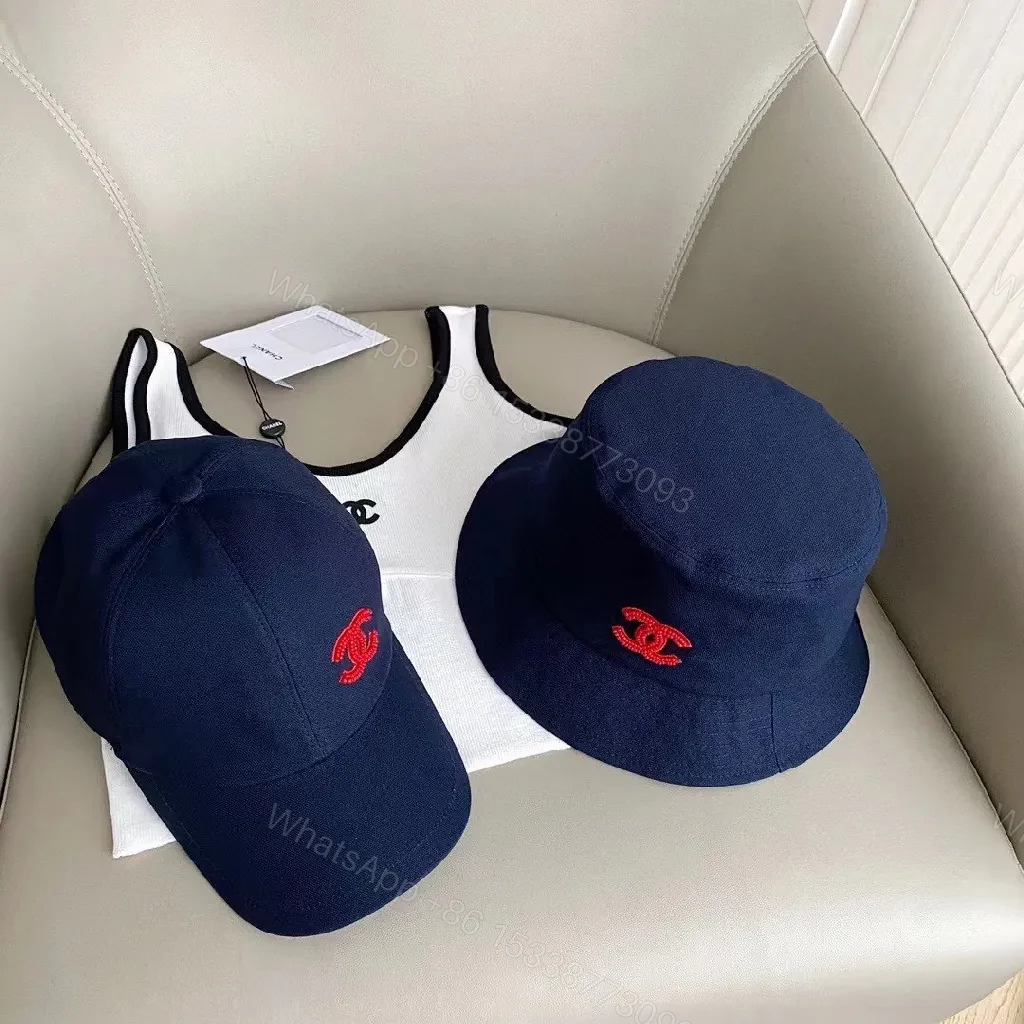 View 4 of Navy/Cotton-Blend Bucket Hat: Subtle Luxury, Everyday Shine