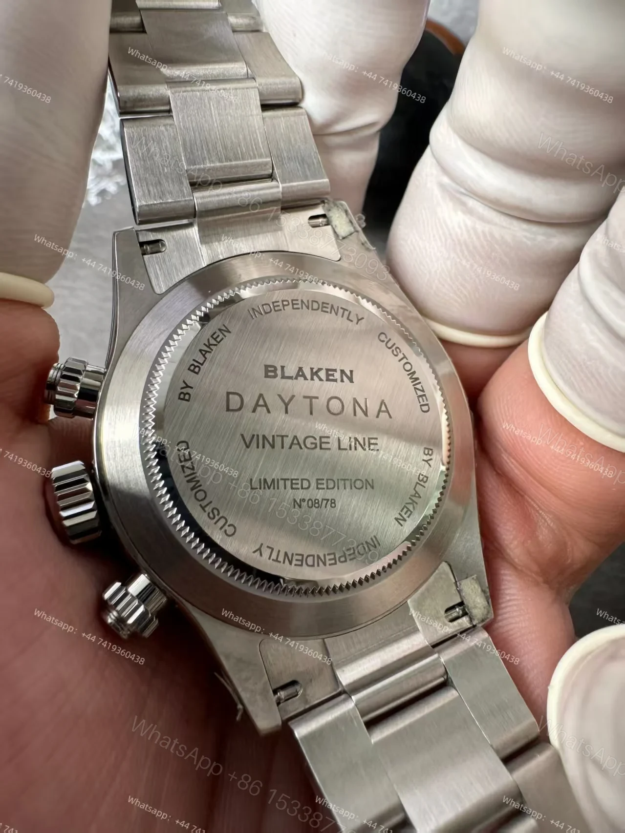 View 16 of Rolex Daytona 116500 Customization Blaken Paul Newman 4130 Movement Best Super Clone