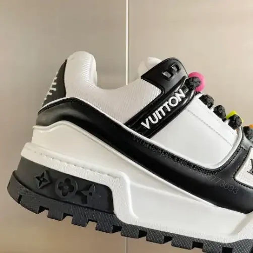 View 7 of LOUIS VUITTON LV TRAINER MAXI SNEAKERS IN BLACK AND WHITE – LSVT337