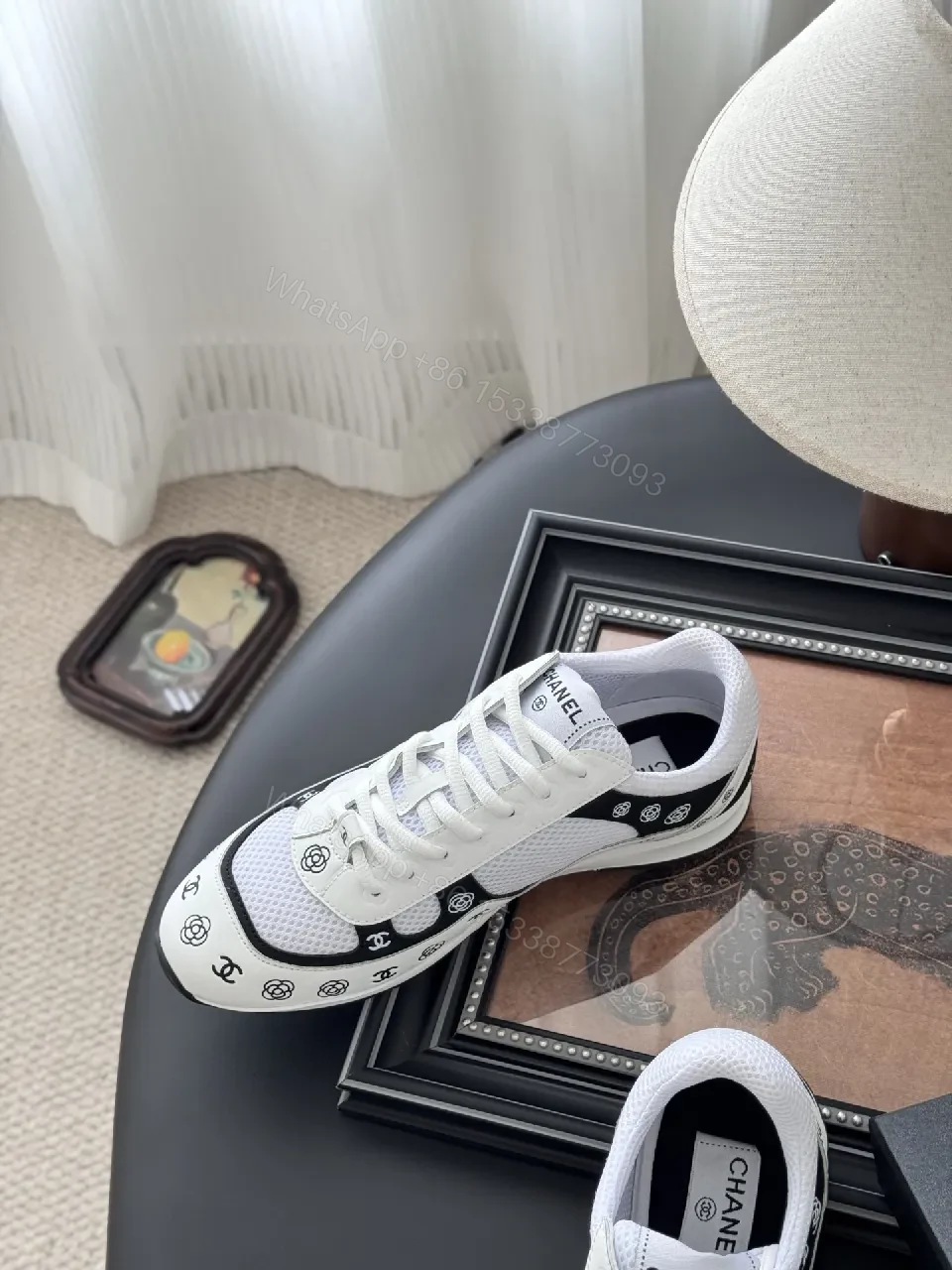 View 6 of Monochrome Luxe Sneakers: Premium Comfort, Couture-Inspired Feeling