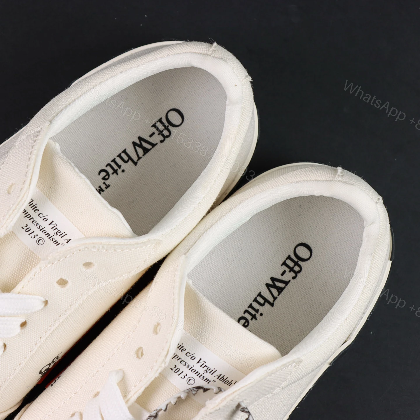 View 4 of Off White Low Vulcanised White Green