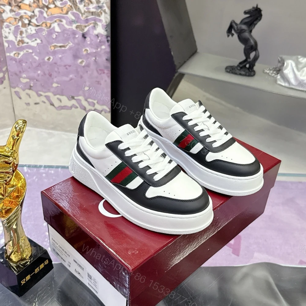 View 2 of Gucci Women Chunky Trainers Black And White