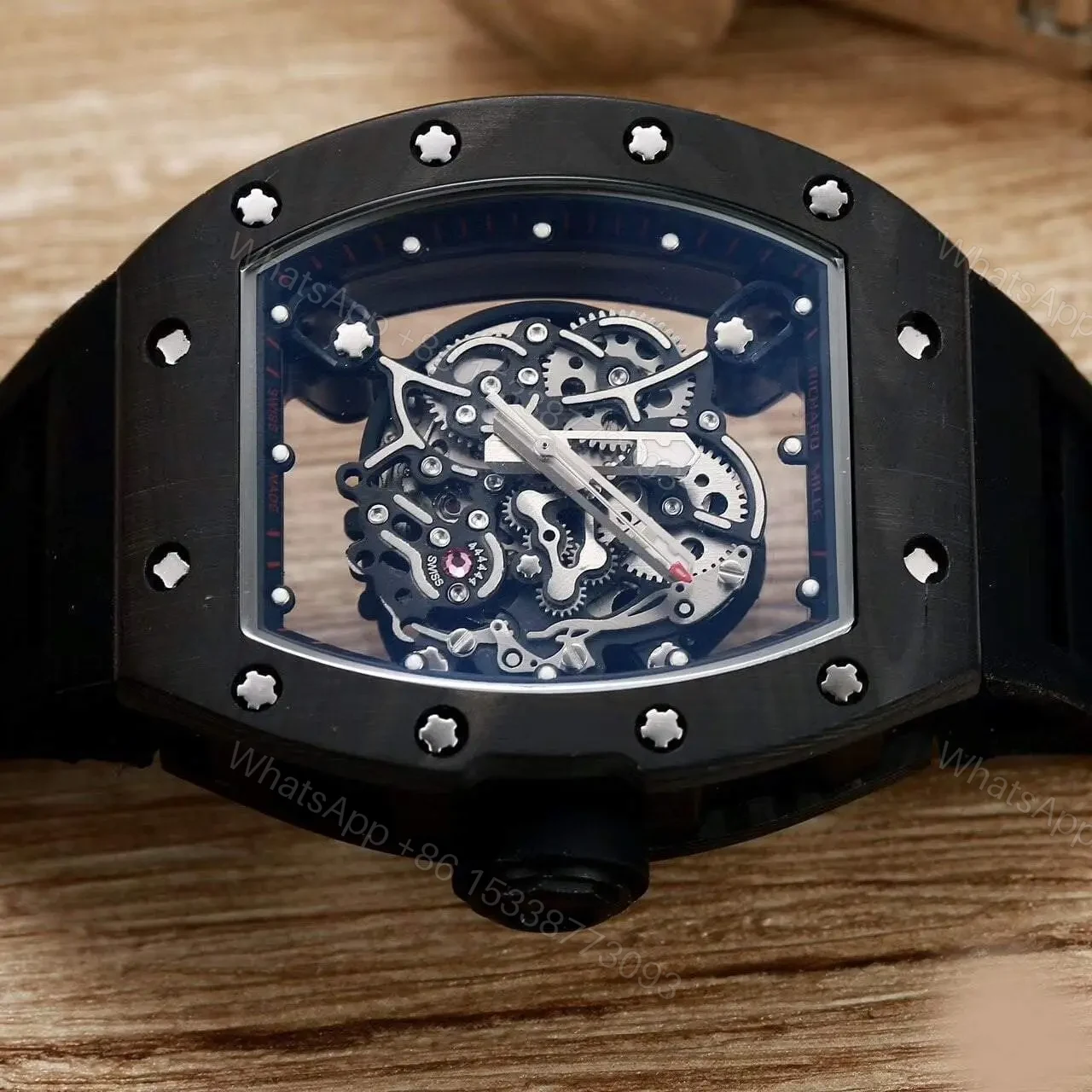 View 2 of Richard Mille Swiss Clone – RM55 Bubba Watson Black