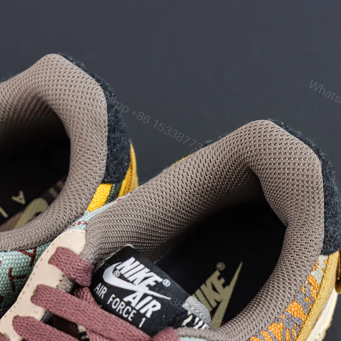 View 4 of Travis Scott Air Force 1 Cactus Jack TS