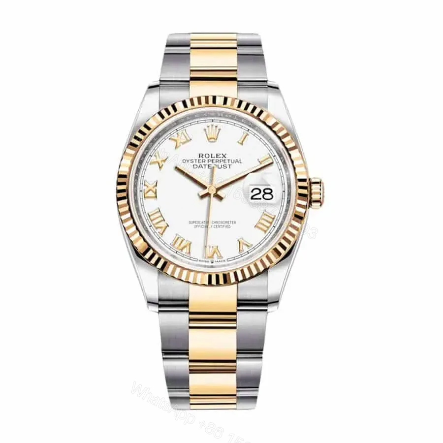 Rolex Datejust White Roman Replica — view 1