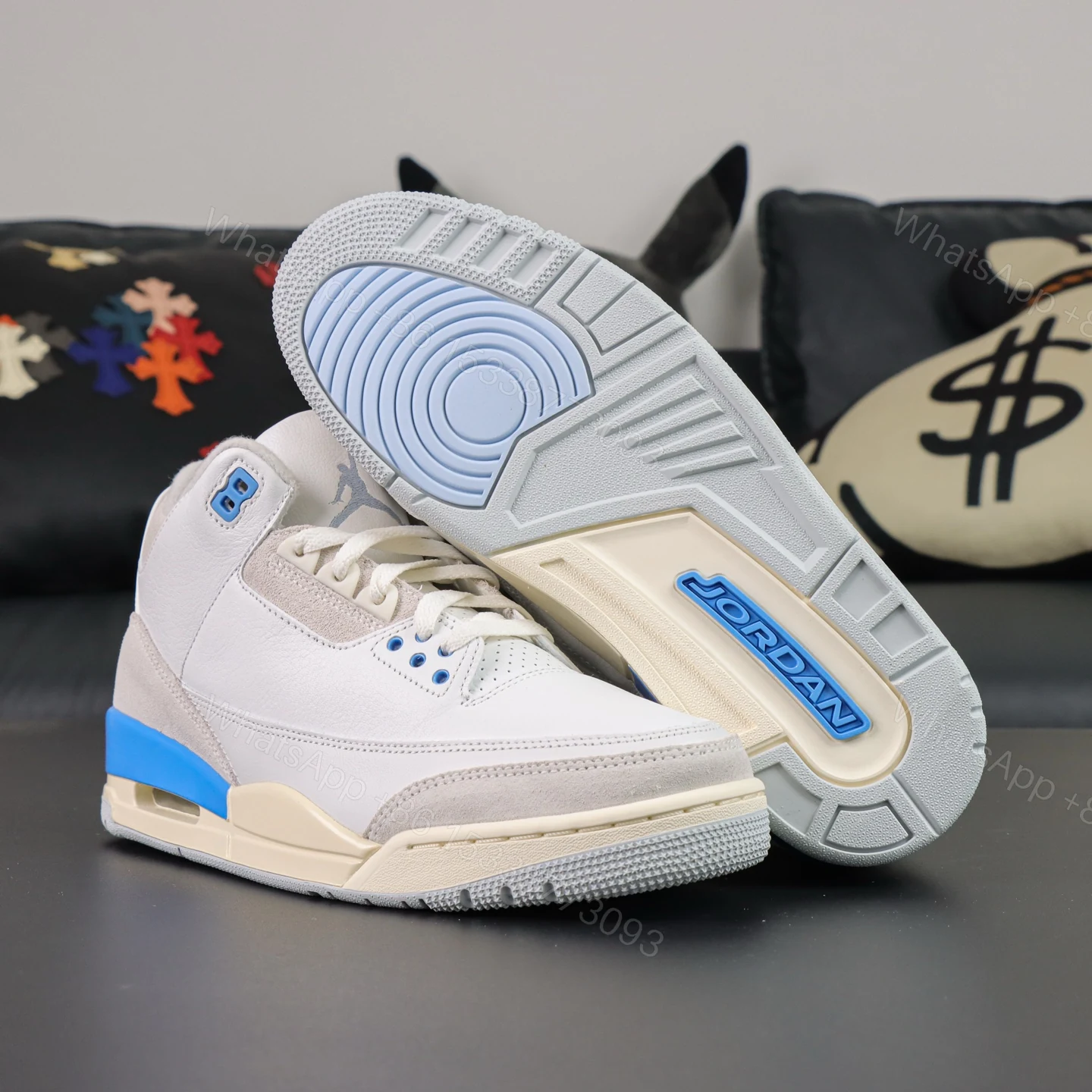 View 3 of Air Jordan 3 Retro Lucky Shorts Reps
