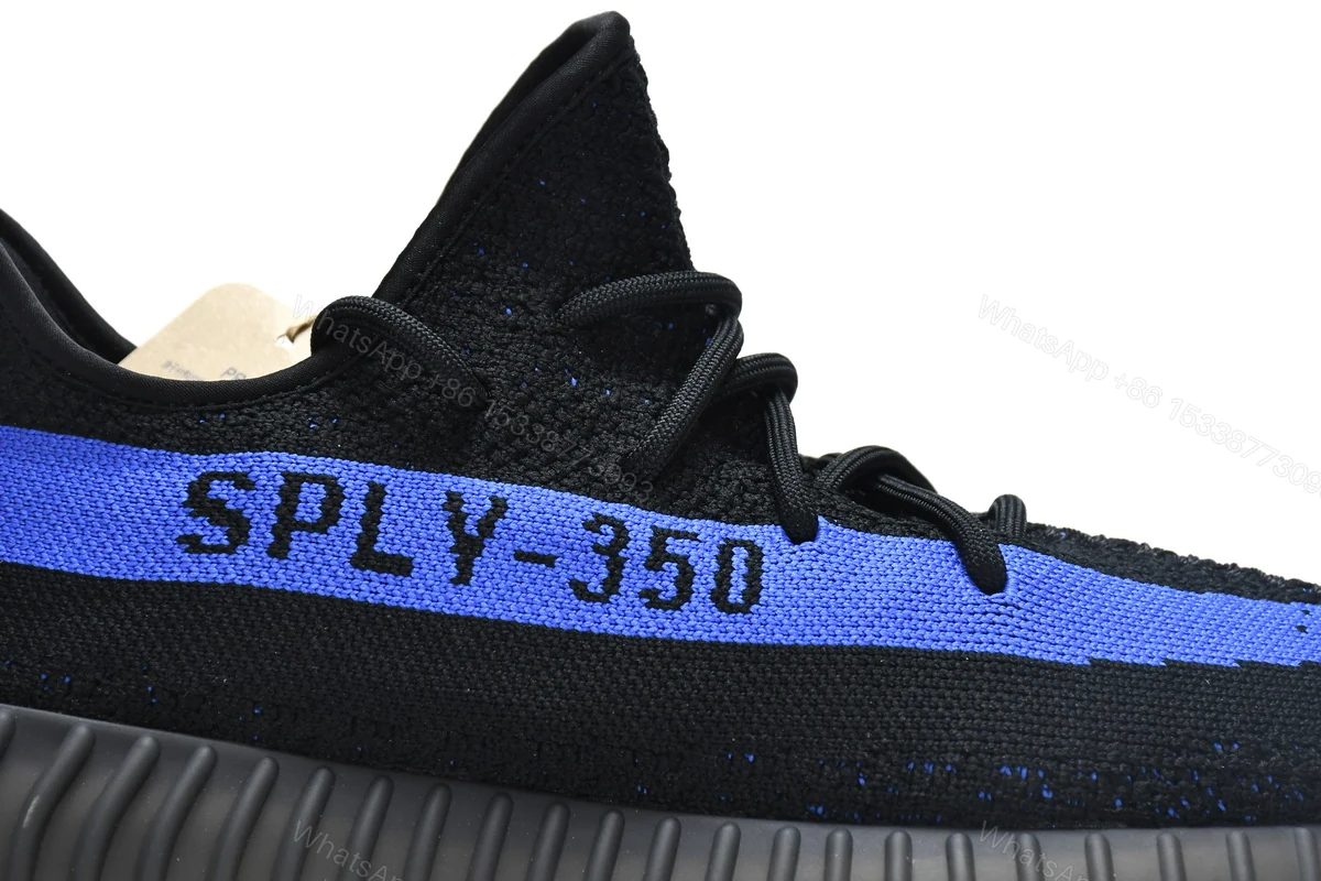 View 9 of adidas Yeezy Boost 350 V2 Black Blue Reps GY7164