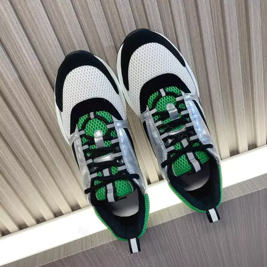 View 5 of B22 SNEAKER TECHNICAL MESH WITH AND CALFSKIN – CD130
