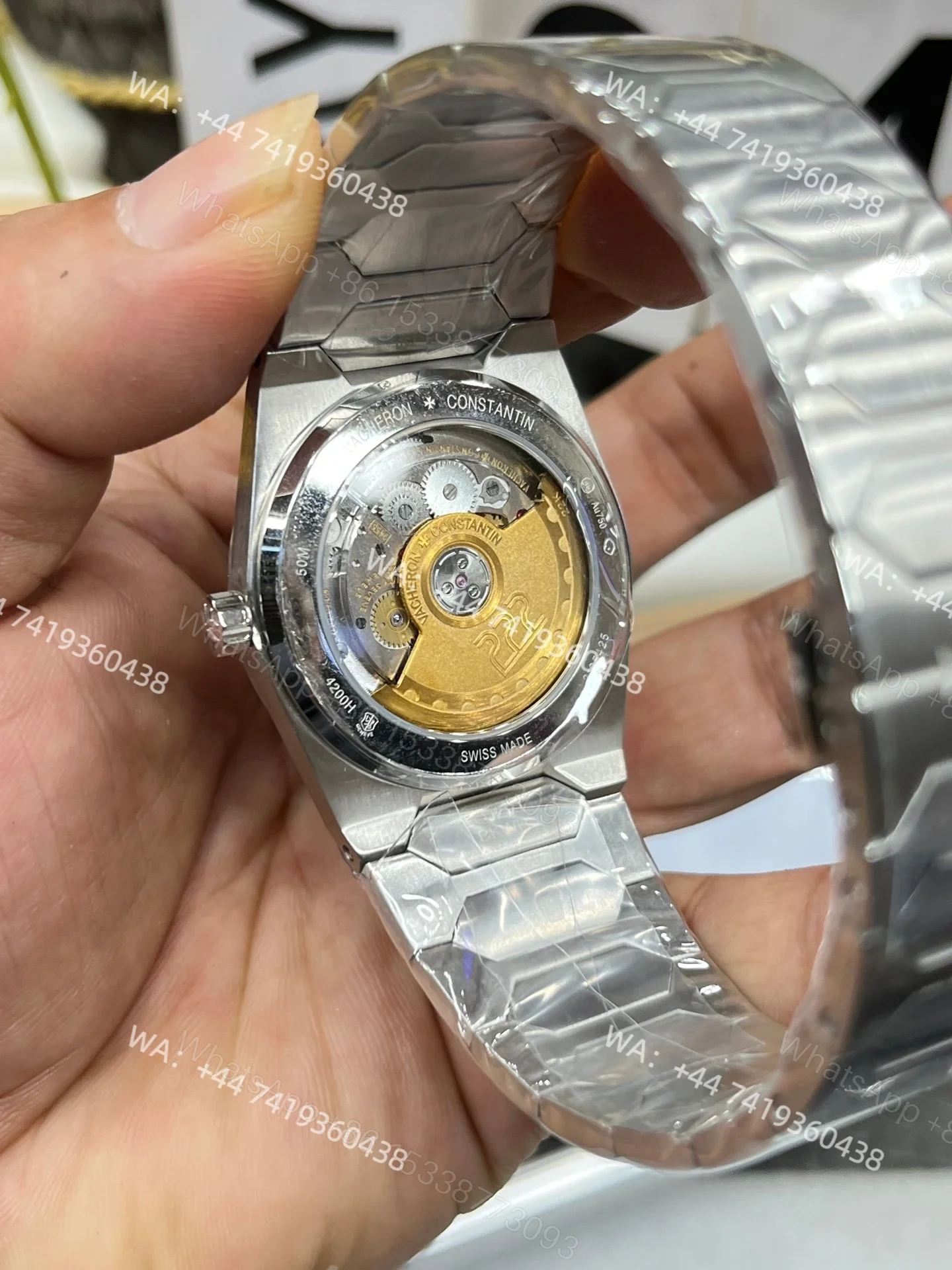 View 8 of Super Clone Vacheron Constantin Historiques 222 4200H/222G-B956 – 37mm Black Dial Steel Watch