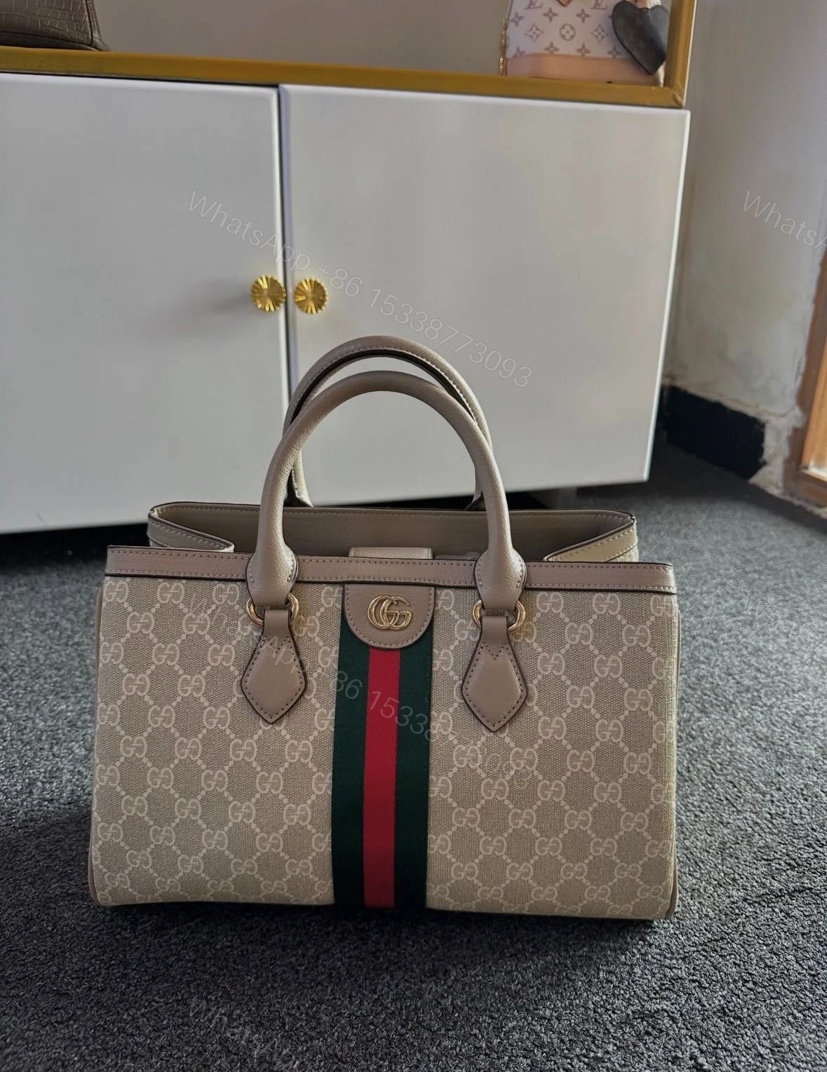 View 5 of Gucci Ophidia GG Medium Tote Bag First Copy | AAA+ Replica Designer Bag
