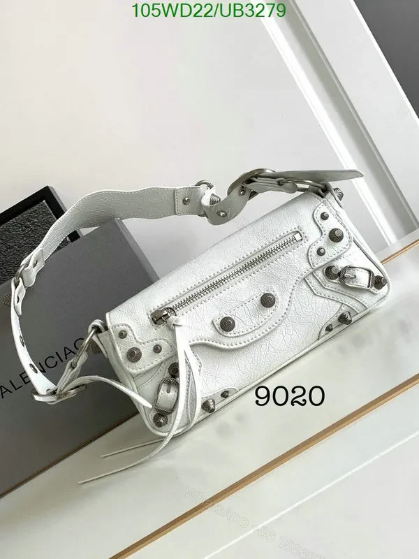 View 23 of Le Cagole XS Sling Bag White Dupe Balenciaga 2P1J37