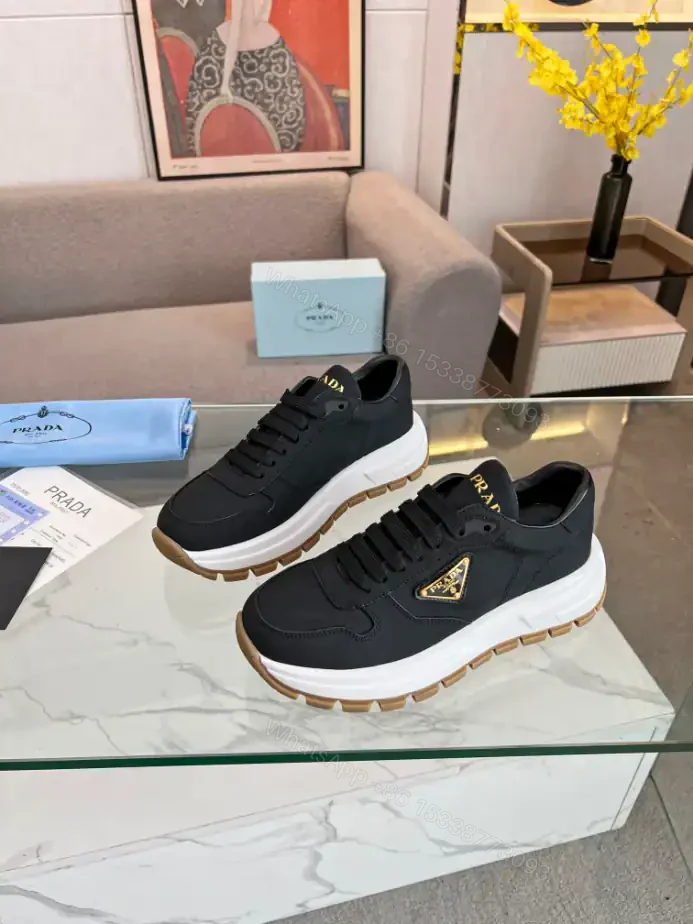 View 6 of PRAX 01 DELAVÉ SUEDE AND RE-NYLON SNEAKERS – PRD047