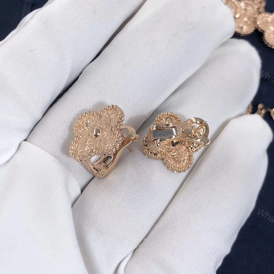 View 5 of Van Cleef & Arpels Vintage Alhambra Earrings