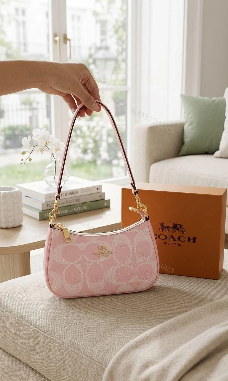 View 4 of Coach Teri High Quality Leather Bag First Copy | AAA+ Replica