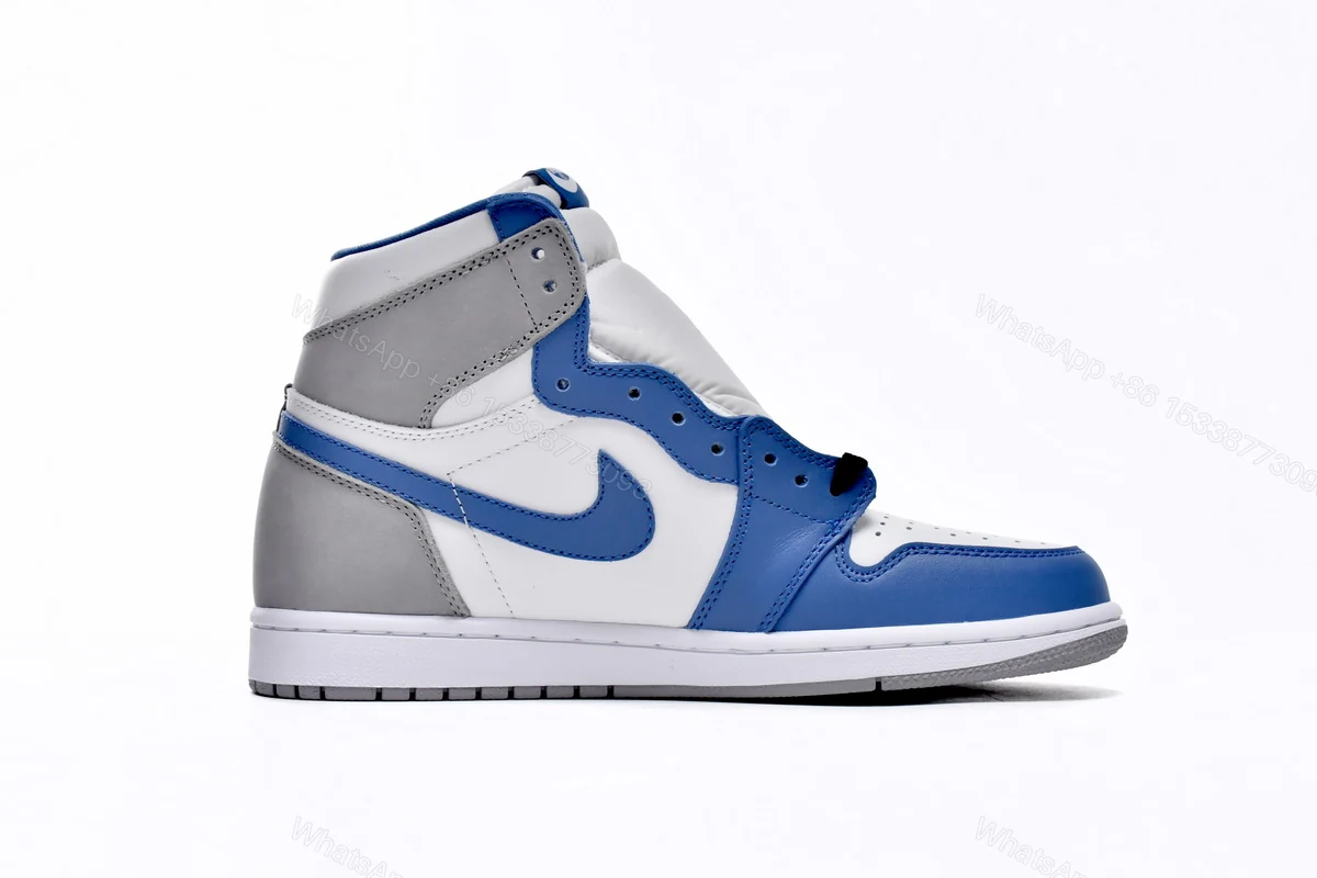 View 2 of Air Jordan 1 High OG True Blue DZ5485-410