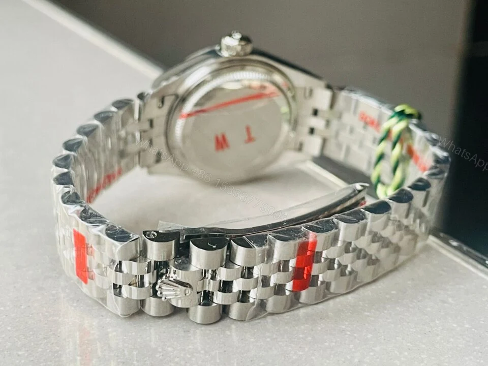 View 7 of Rolex Datejust 28mm 904L SS Black Dial Diamond markers