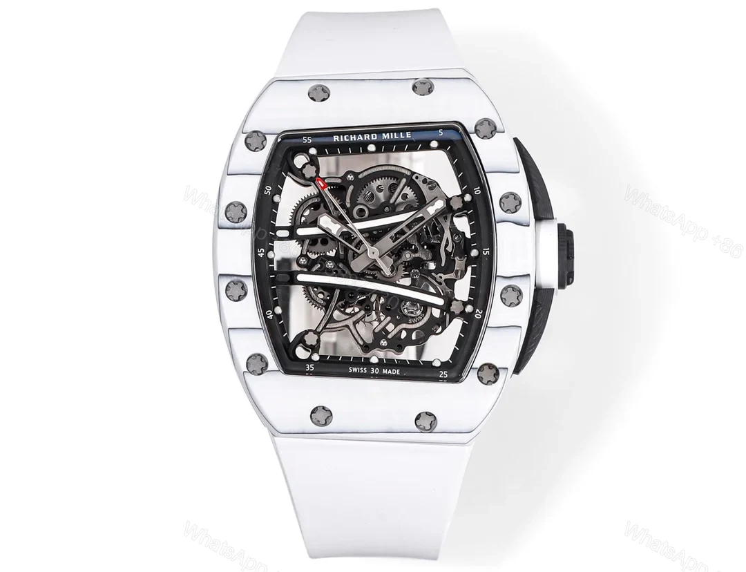 Richard Mille RM35-02 Rafael Nadal Automatic Skeleton Watch NTPT Carbon Fiber Black Red Track Dial RMAL1 Movement Premium Edition — view 1