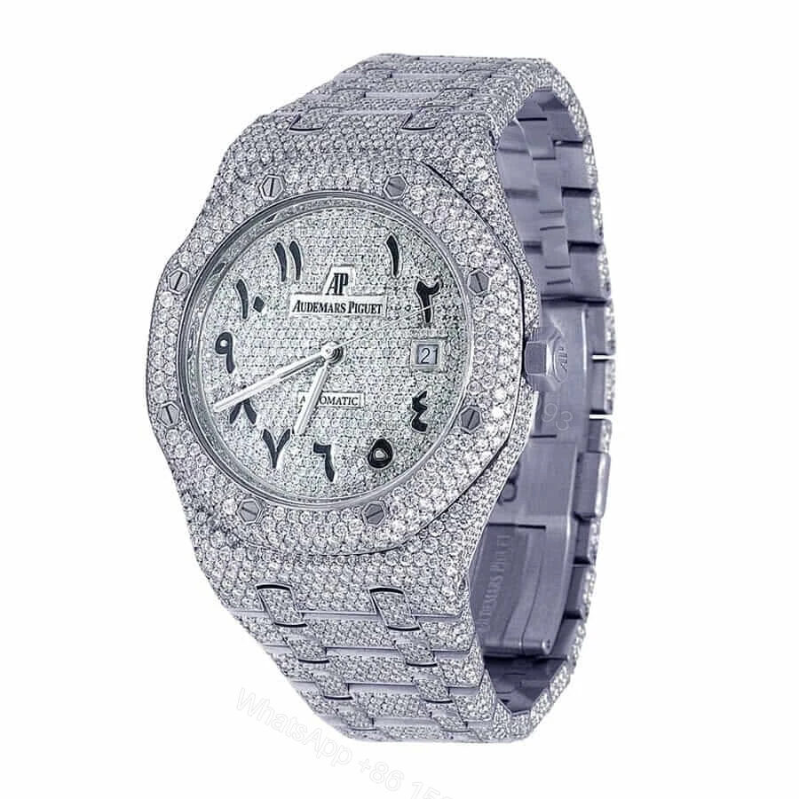 View 2 of Audemars Piguet Super Clone Iced Out Ap watch