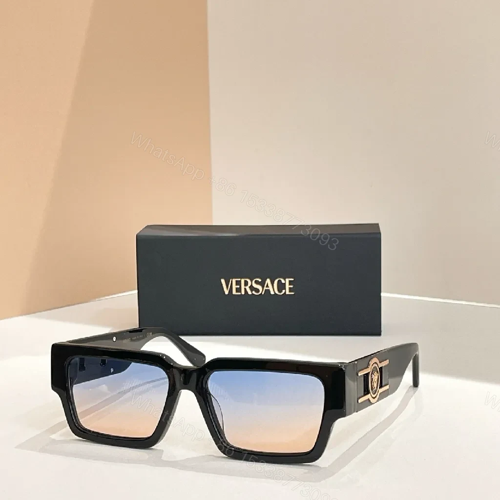 View 5 of Bold Gradient Lens Sunglasses - Blocky Frame, Ultra Luxe