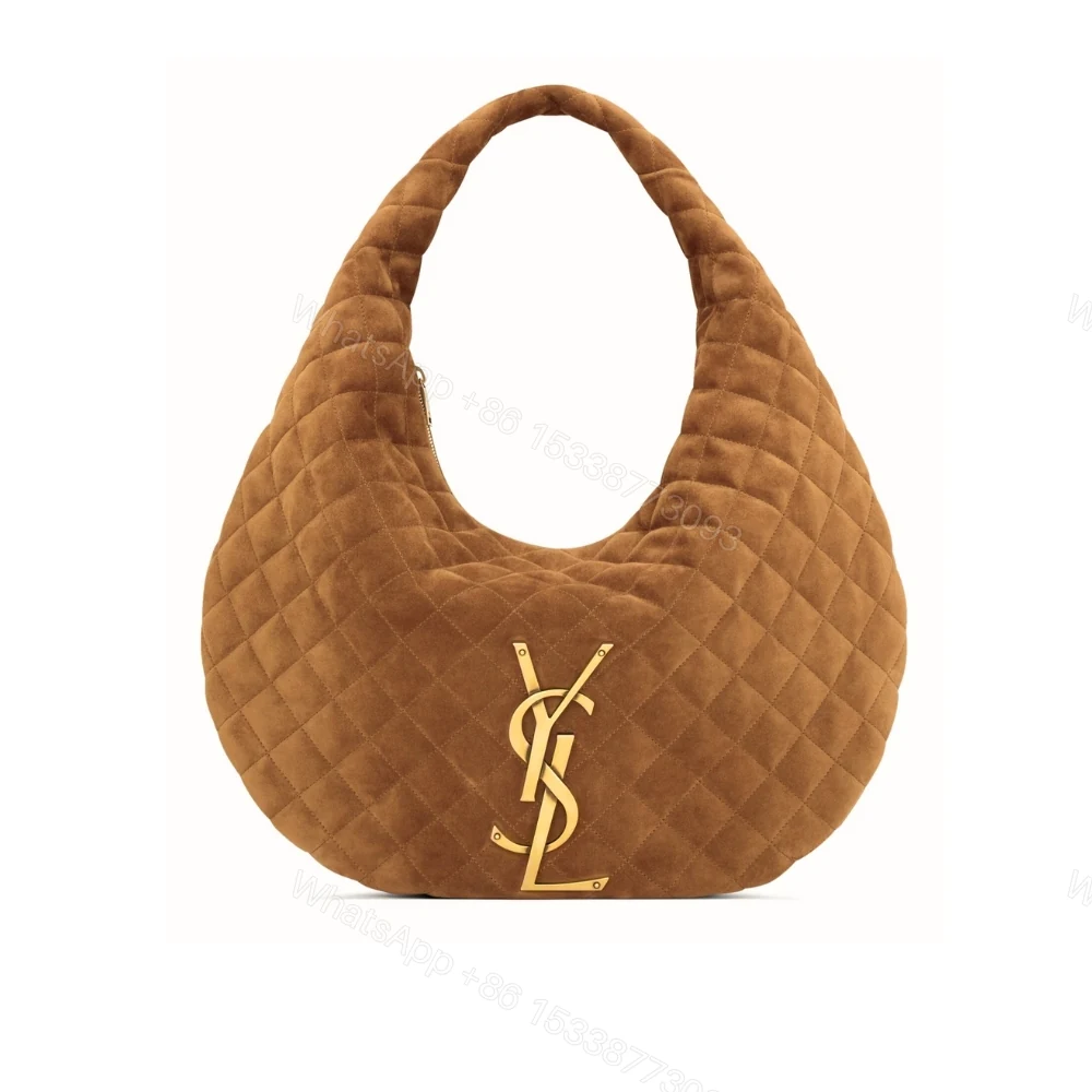 Saint Laurent Icare Hobo In Quilted Caramel Cognac 42Cm — view 1