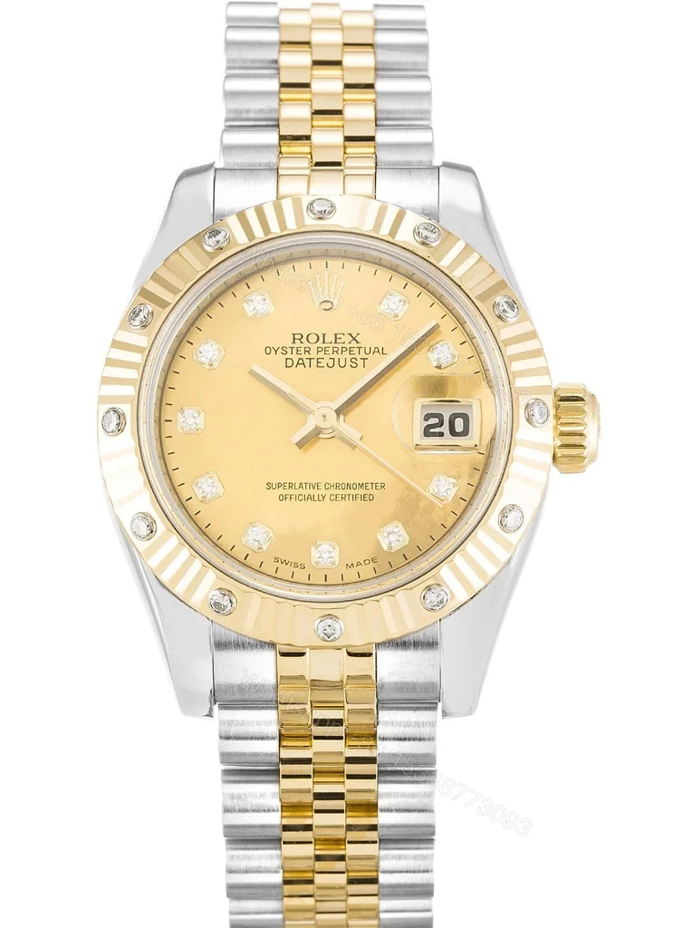 Replica Rolex Lady-Datejust Champagne Dial 179313-2 26 mm — view 1