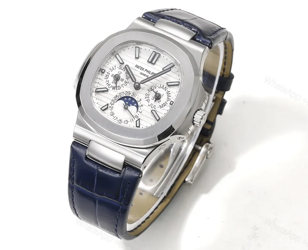 View 3 of Patek Philippe Nautilus Blue Strap Watch