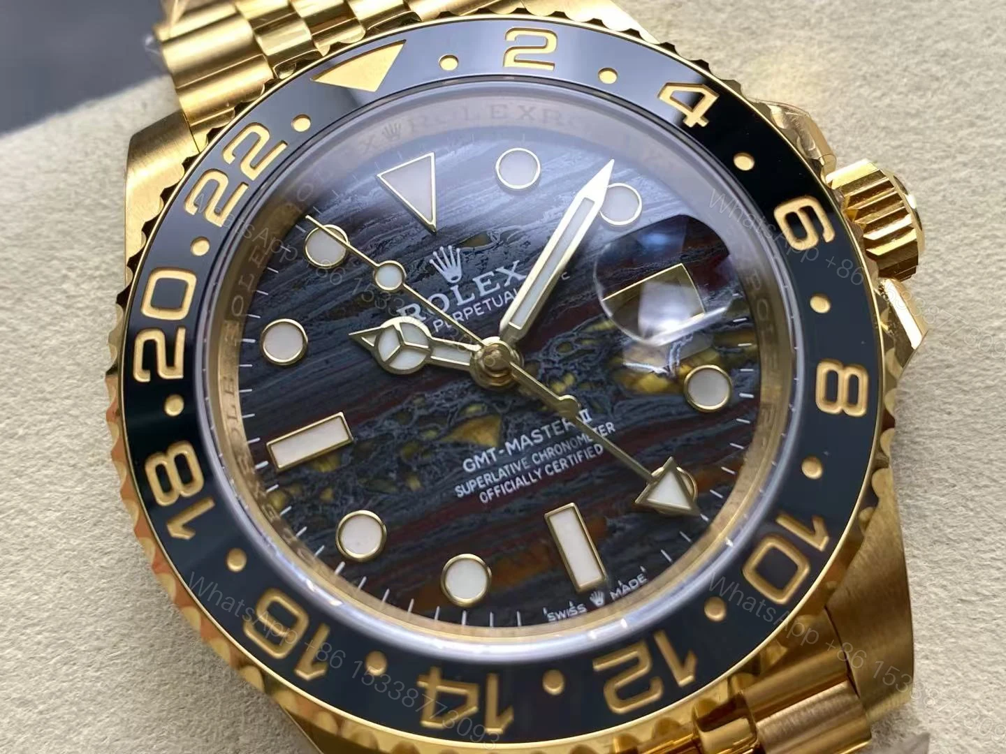 View 12 of Super Clone Replica GMT-Master II Tiger Iron Dial (2025)