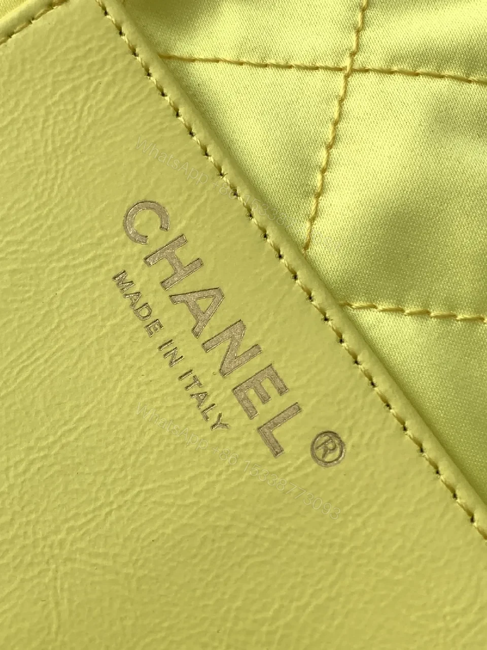View 8 of Lemon Yellow Quilted Puff Bag: Luxe Crossbody Shine
