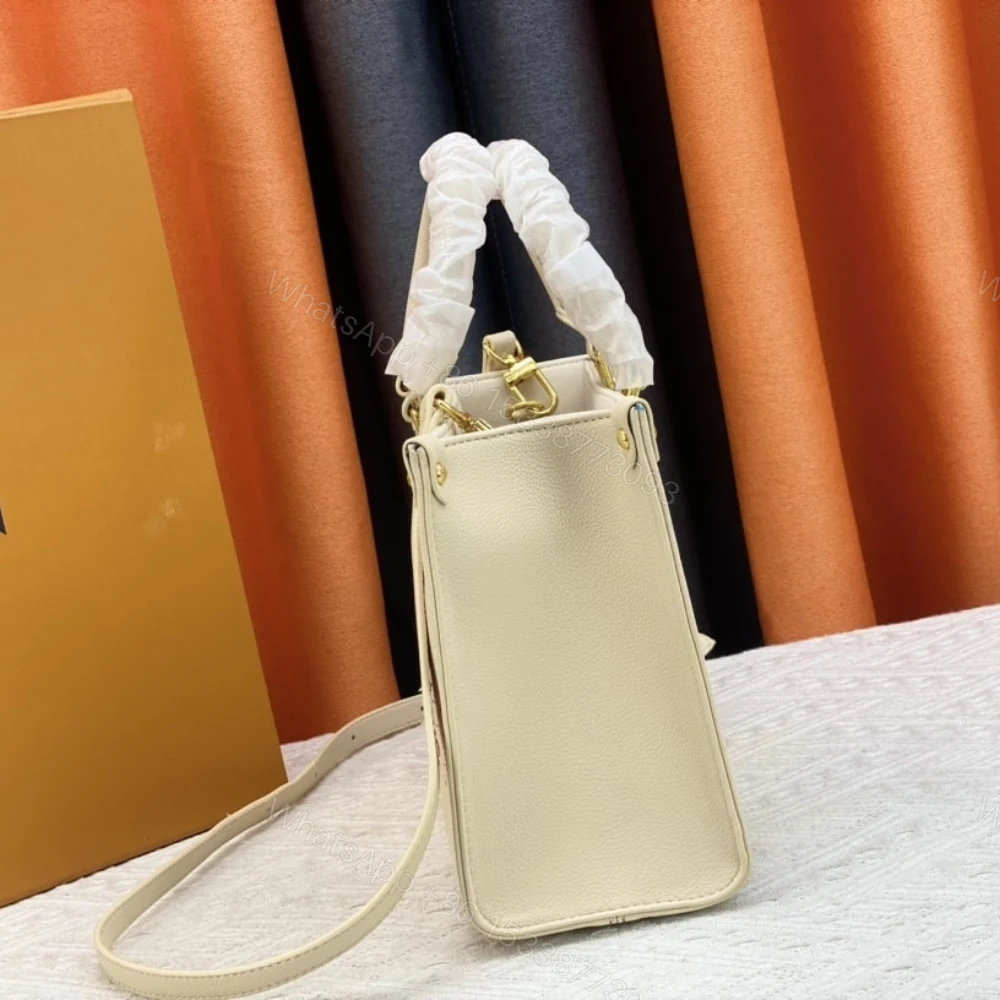 View 5 of Louis Vuitton Onthego PM Handbag Beige 25Cm M46629